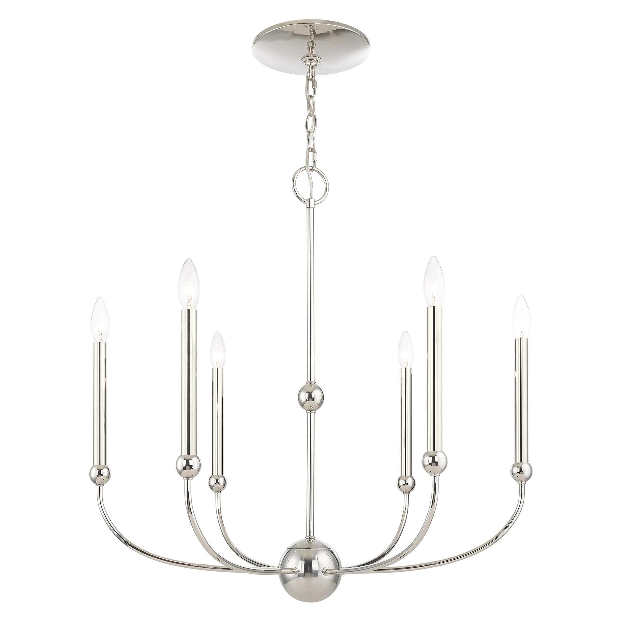 Livex Lighting Cortlandt 6 Light Chandelier Cp413041