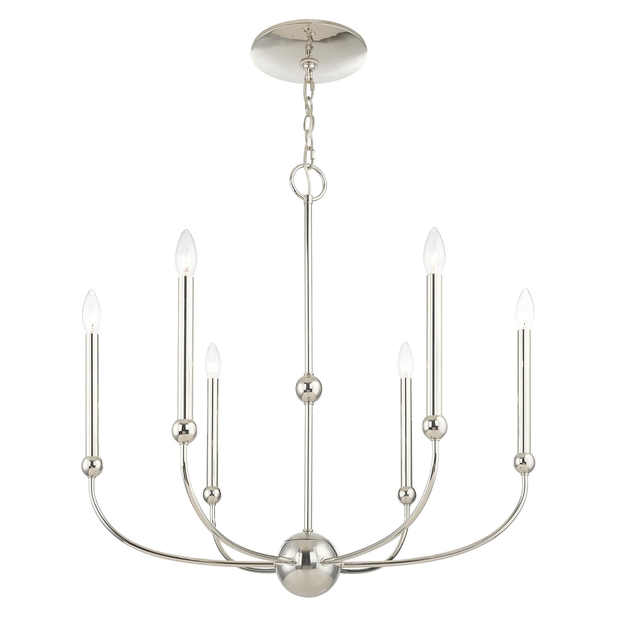 Livex Lighting Cortlandt 6 Light Chandelier Cp413041