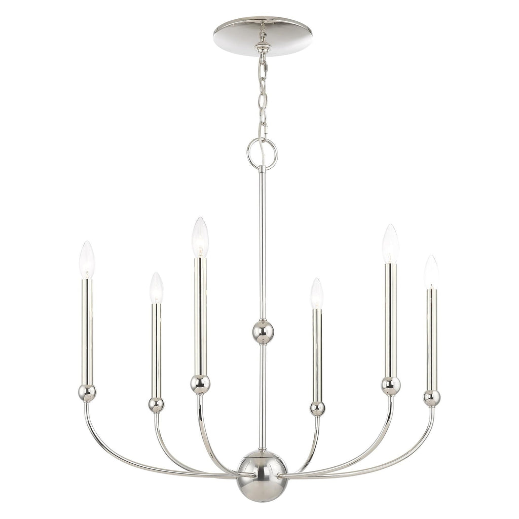Livex Lighting Cortlandt 6 Light Chandelier Cp413041