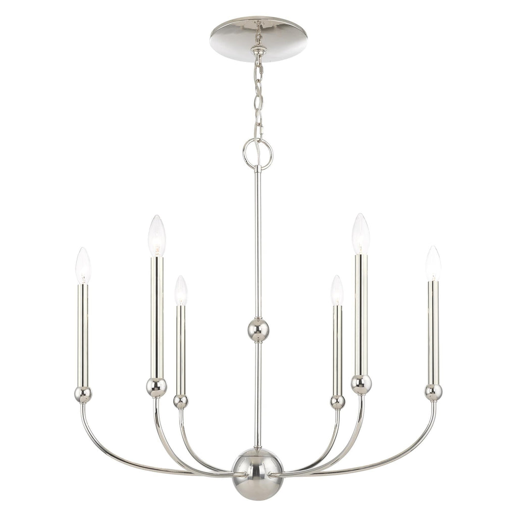 Livex Lighting Cortlandt 6 Light Chandelier Cp413041