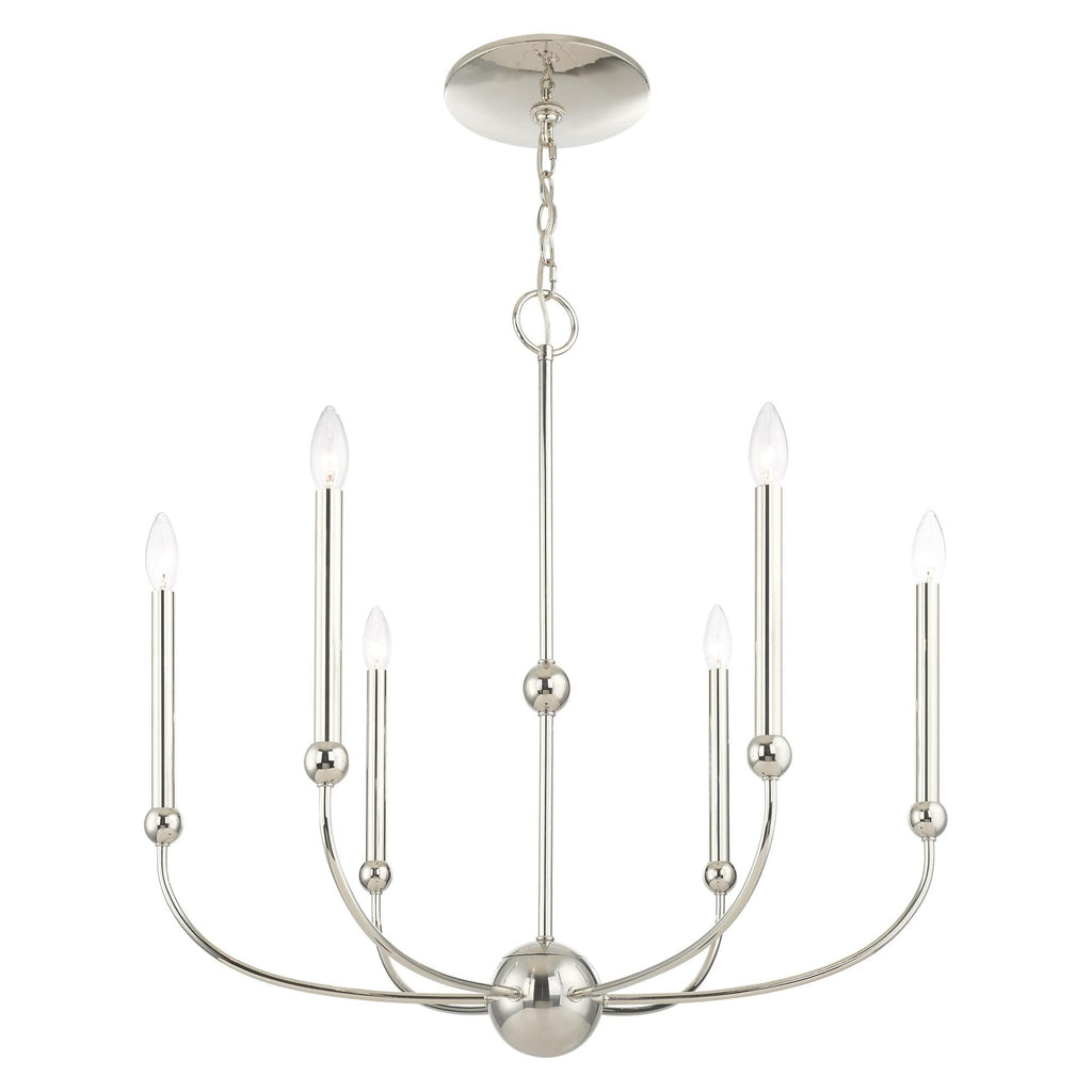 Livex Lighting Cortlandt 6 Light Chandelier Cp413041