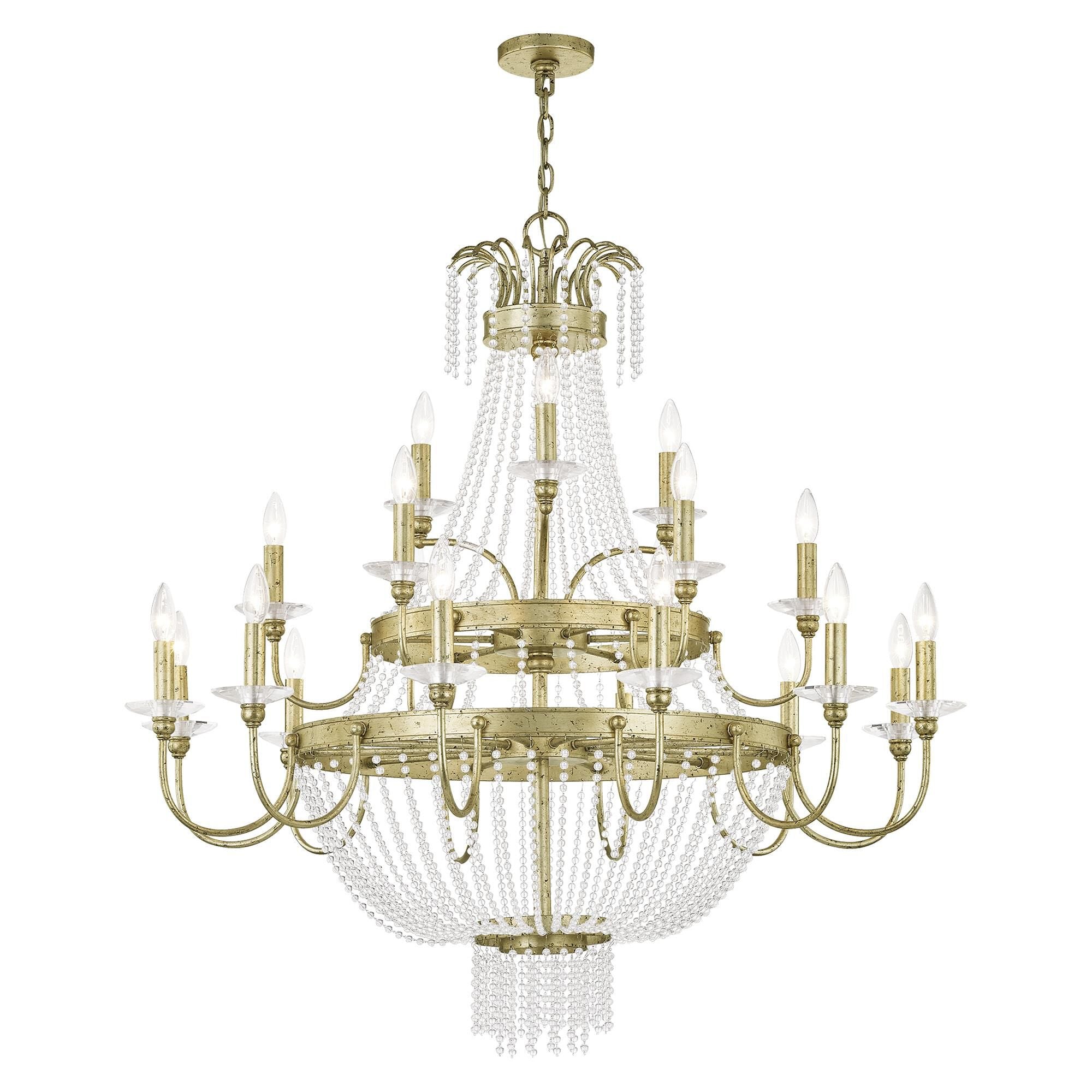 Livex Lighting Valentina 42 Inch 21 Light Chandelier Cp77841