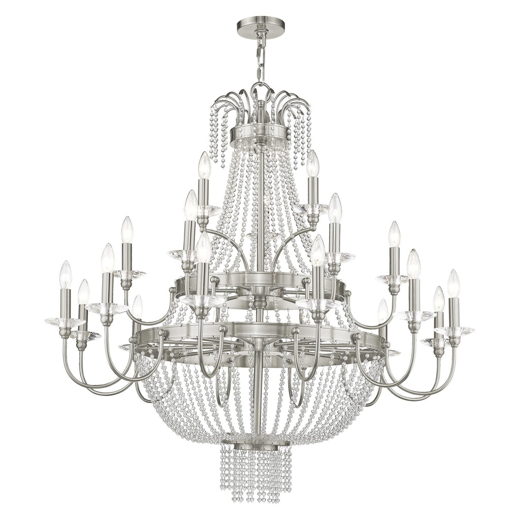 Livex Lighting Valentina 42 Inch 21 Light Chandelier Cp77841