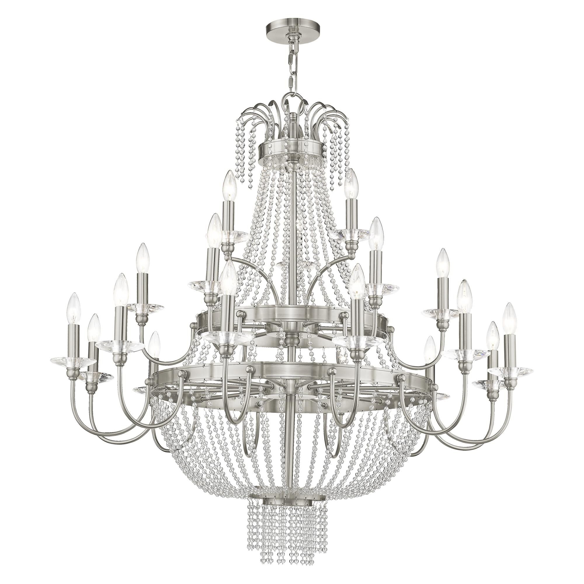 Livex Lighting Valentina 42 Inch 21 Light Chandelier Cp77841