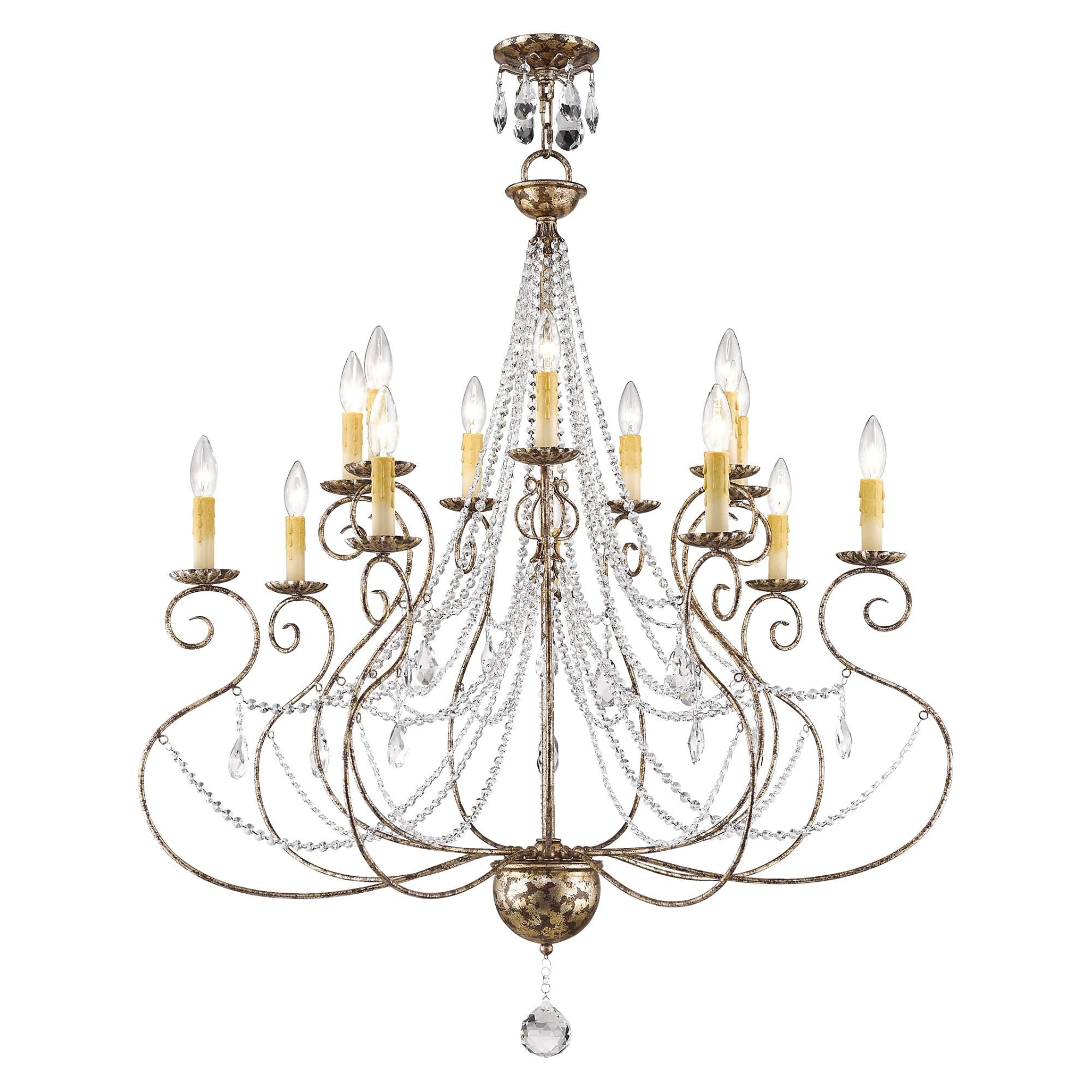 Livex Lighting Isabella 36 Inch 14 Light Chandelier Cp77871