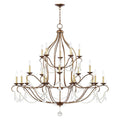 Livex Lighting Chesterfield 46 Inch 30 Light Chandelier Cp90304