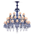 Lladro Belle De Nuit 49 Inch 40 Light Led Chandelier Cp311