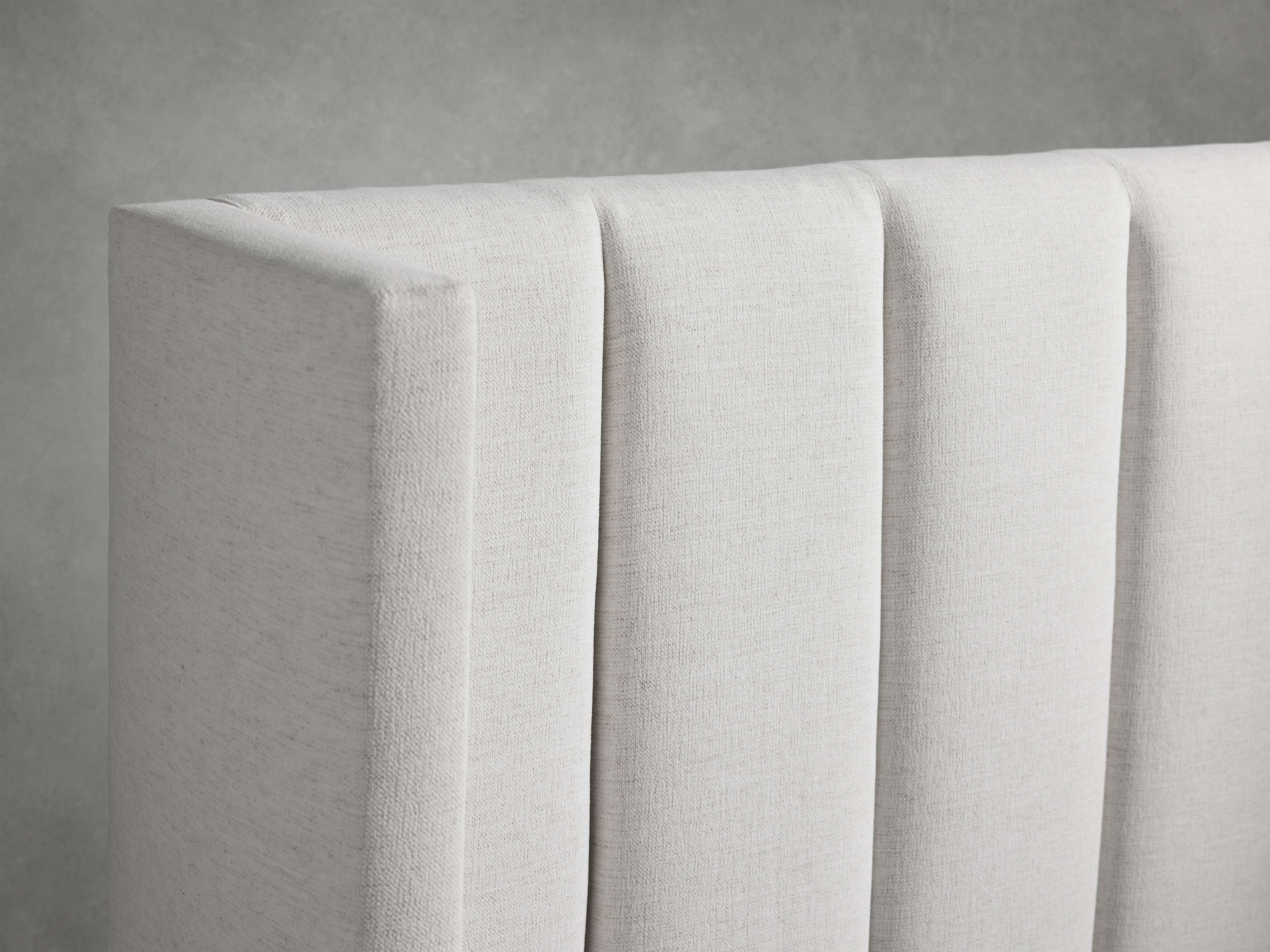 Wyller Channel-Stitched Twin Bed with High Footboard