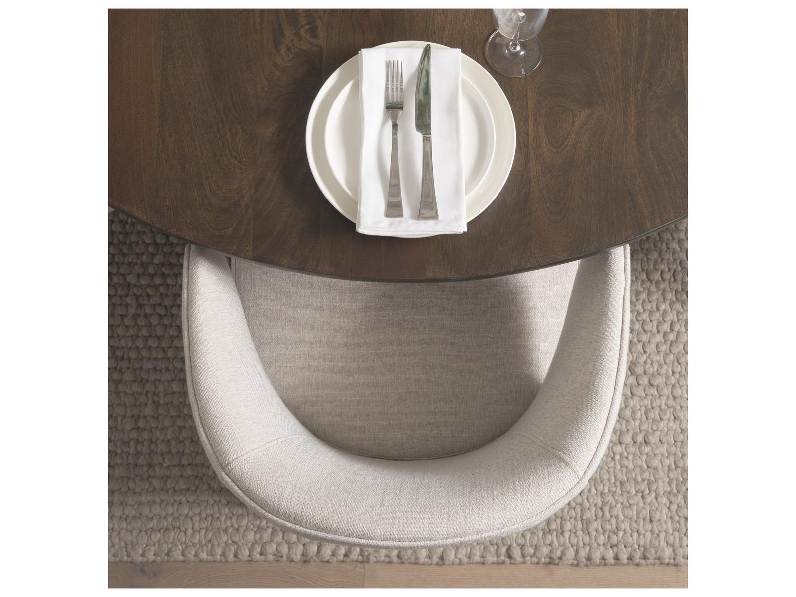 Terra Fluted Dining Table with 4 Niles Chairs and Sloan Cabinet Set