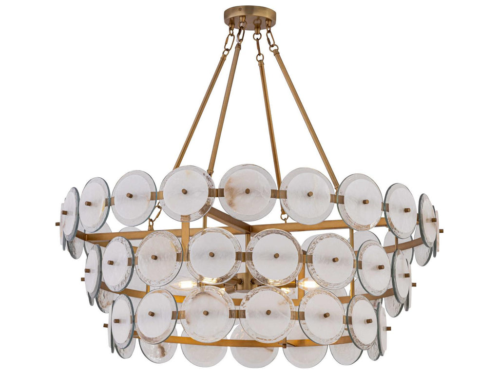 Minka Lavery Kintrel 6-Light Brass Tiered Chandelier