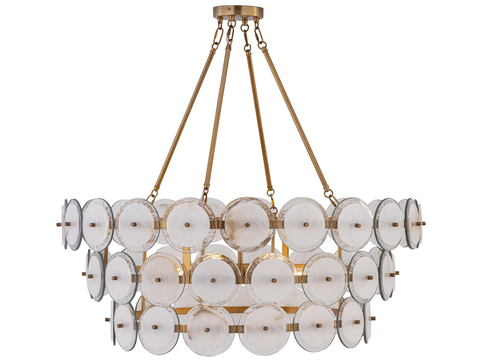 Minka Lavery Kintrel 6-Light Brass Tiered Chandelier