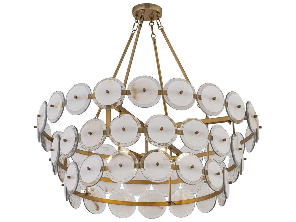 Minka Lavery Kintrel 6-Light Brass Tiered Chandelier