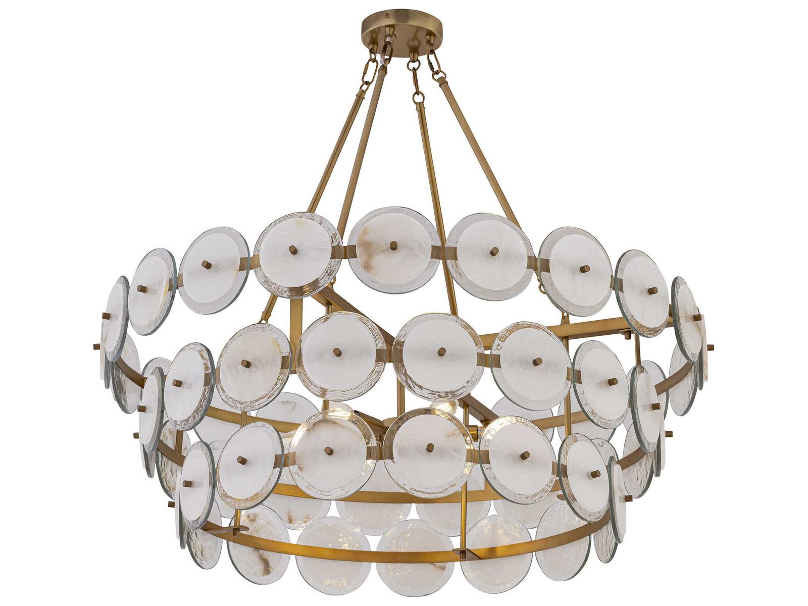 Minka Lavery Kintrel 6-Light Brass Tiered Chandelier