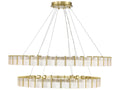 Minka Lavery Sevryn LED Round Tiered Chandelier in Soft Brass