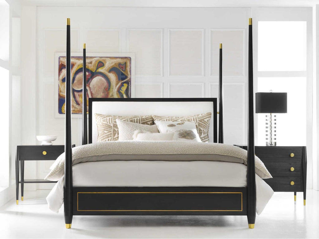Concourde King Ebony Wood Four Poster Bed
