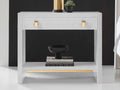 Mirage 1-Drawer Nightstand in White Lacewood