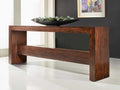 Modena Rectangular Console Table in Zebra Wood Veneer