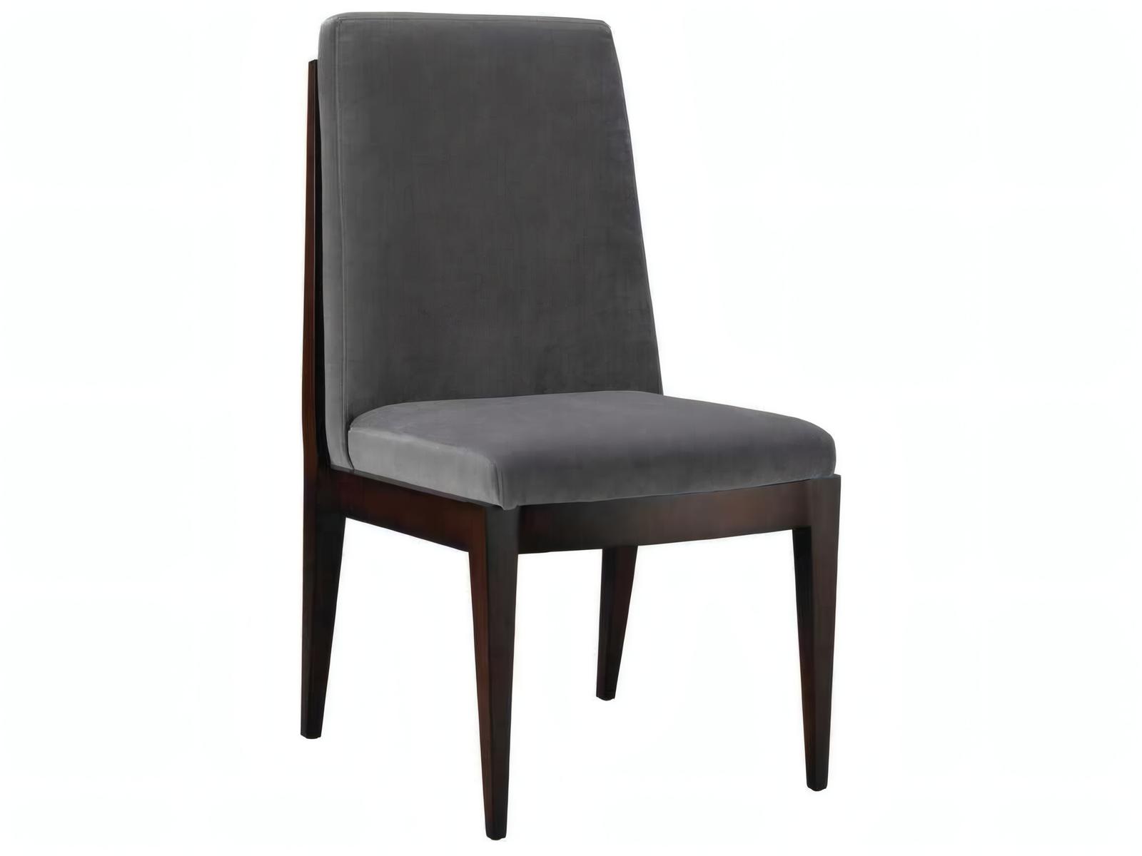 Livingston Black Upholstered Armless Dining Side Chair