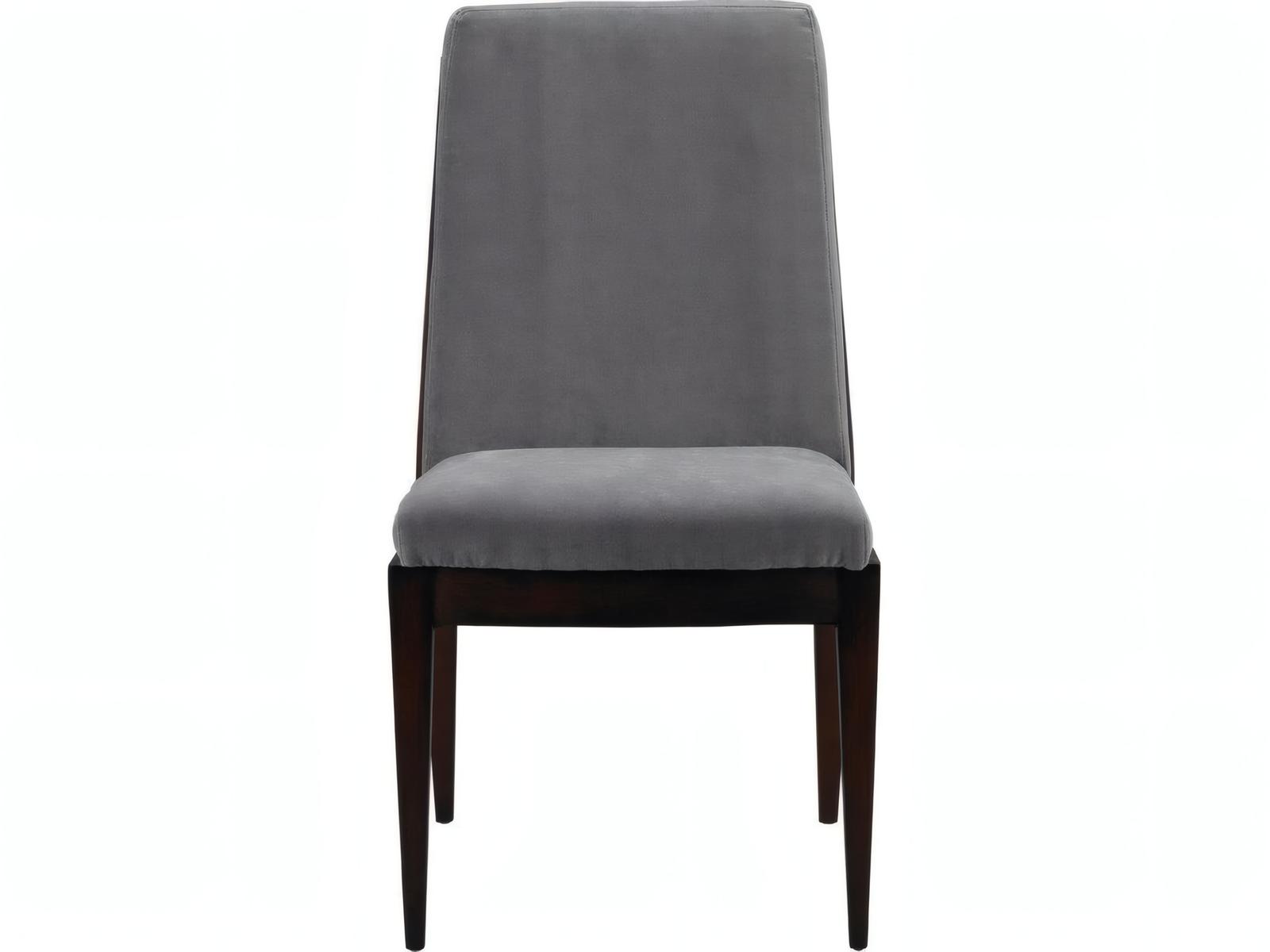 Livingston Black Upholstered Armless Dining Side Chair