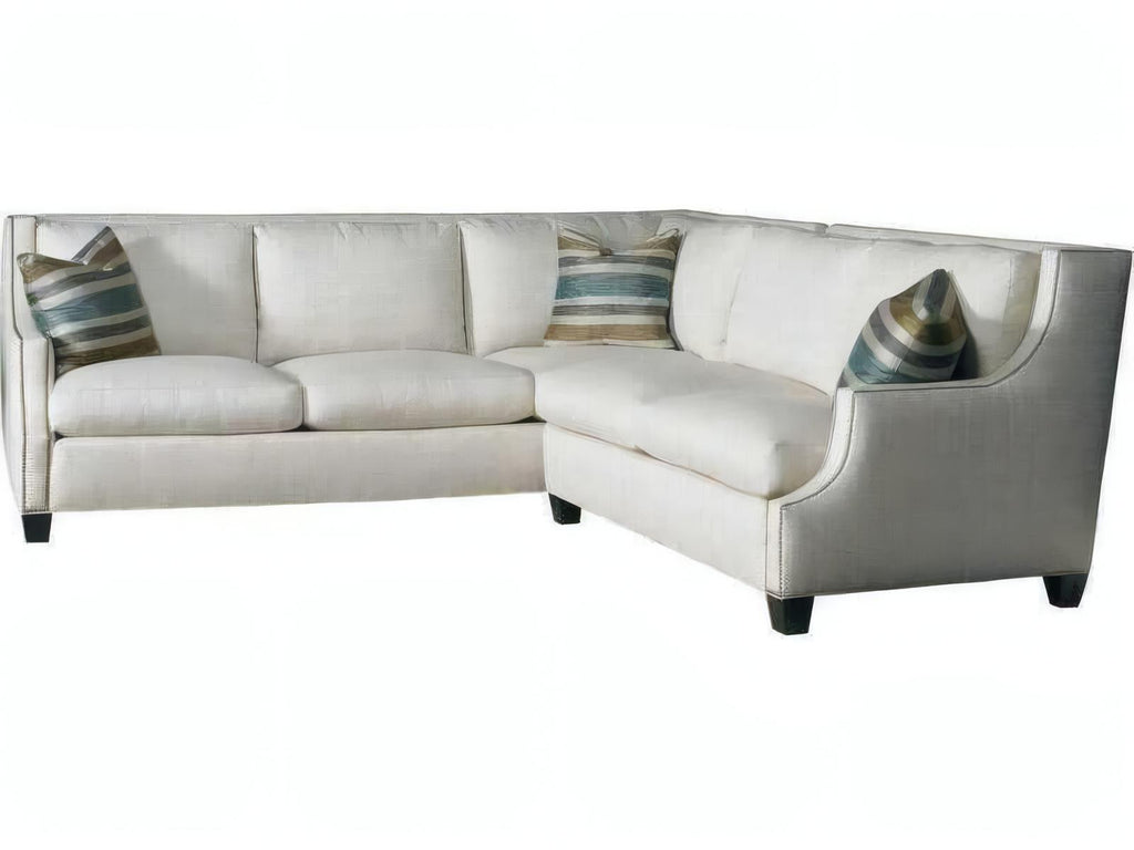 Manhattan Brown Upholstered Sectional Sofa