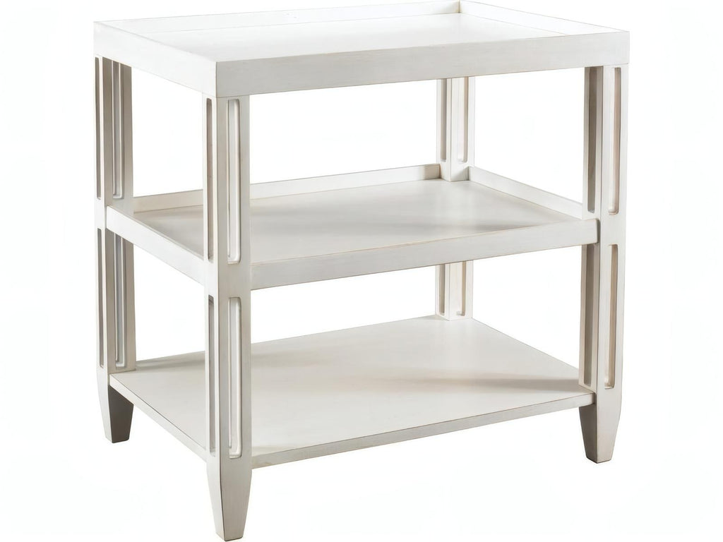 Rennies Rectangular Wood End Table with Maple Veneers