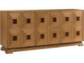 Letitia 80 Inch Burlwood Natural Oak Sideboard