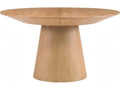 Discus Round Extendable Wood Dining Table
