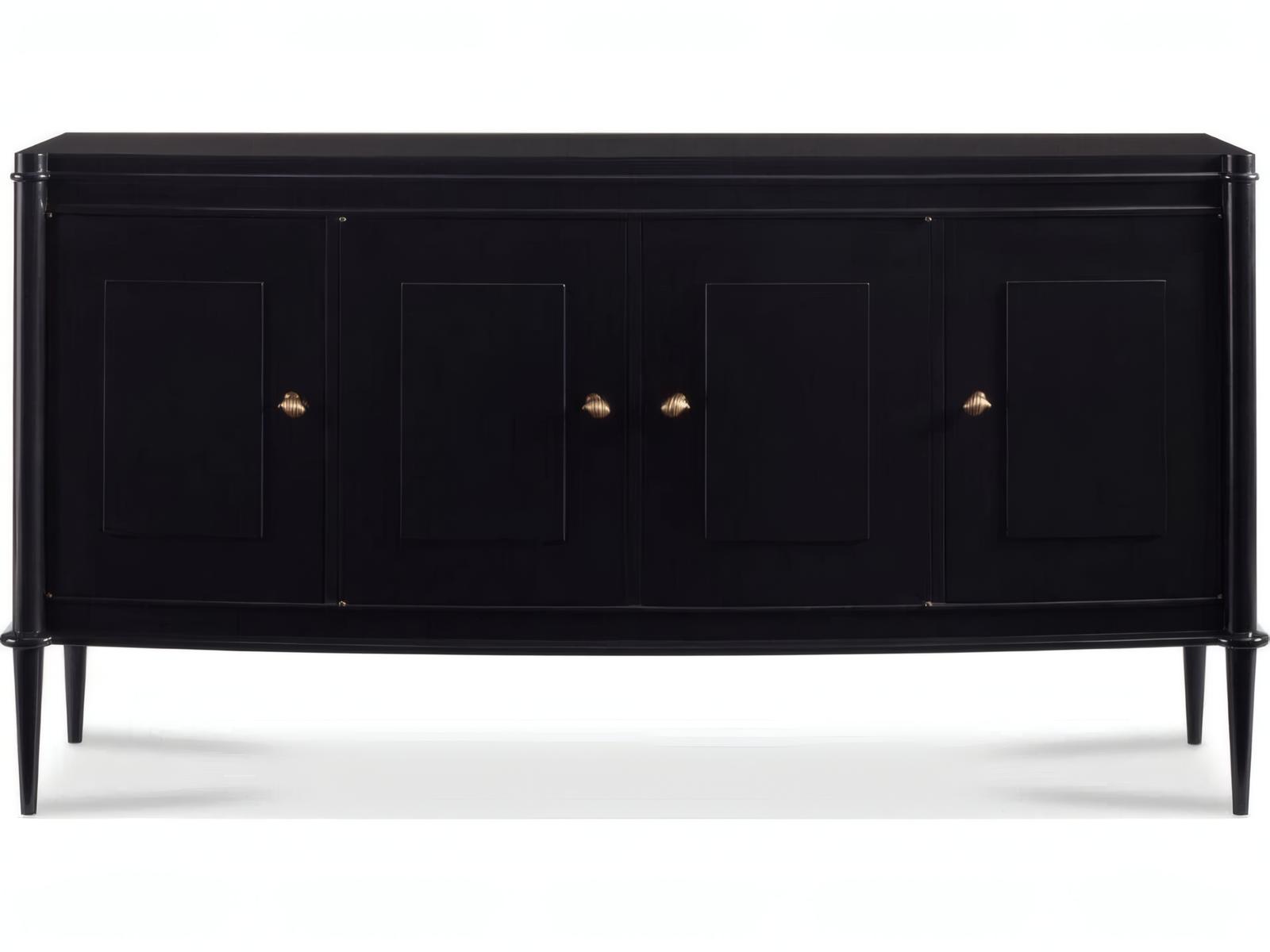 Colvard 72-Inch Beech Wood Sideboard with Brass Hardware