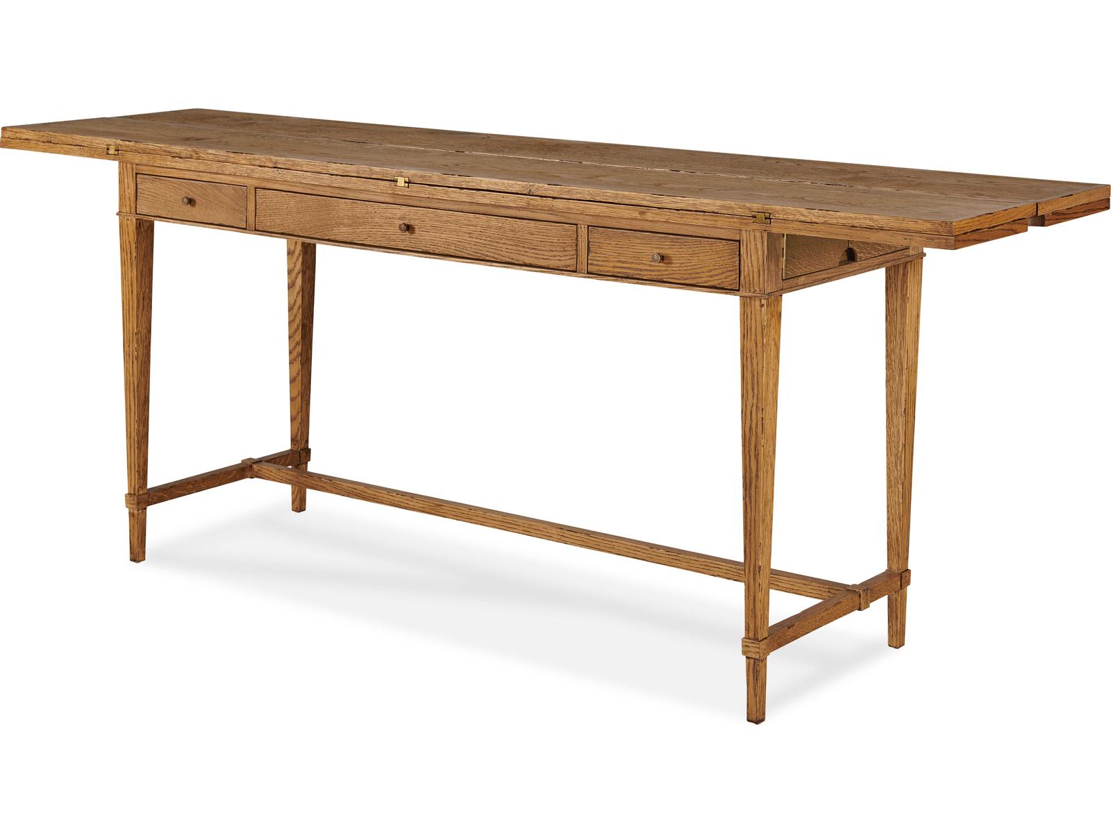 Martha Flip Top Wood Console Table with Drawers