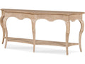 Maitland-Smith Eloise Wood Console Table in Natural Cerused Oak