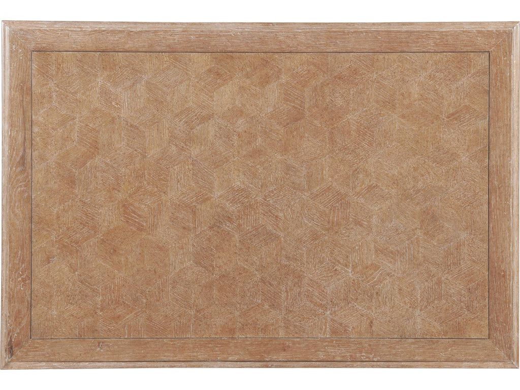 Sophia Rectangular Wood Coffee Table in Cerused Oak