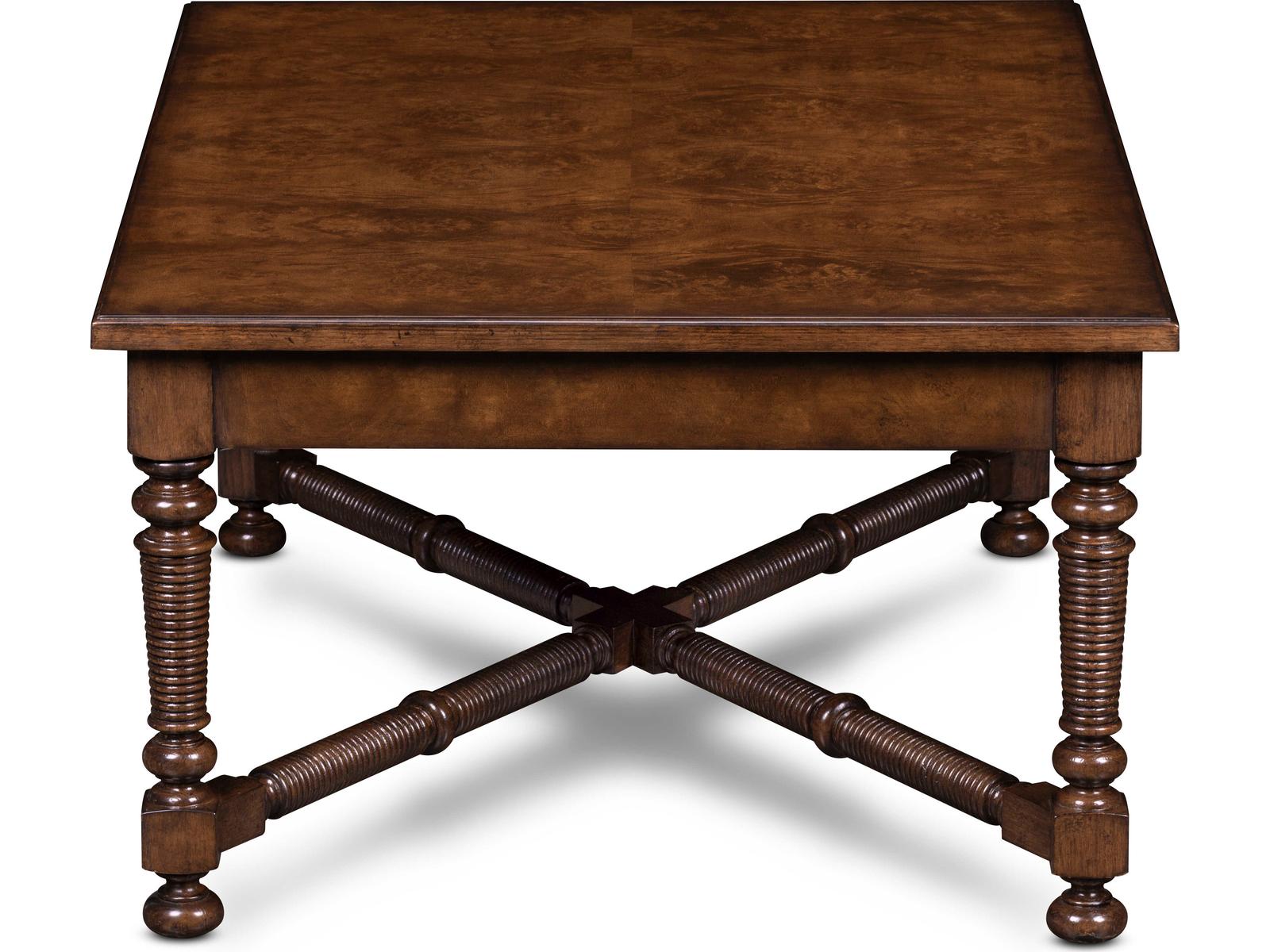 Owen Rectangular Wood Coffee Table with Drawers