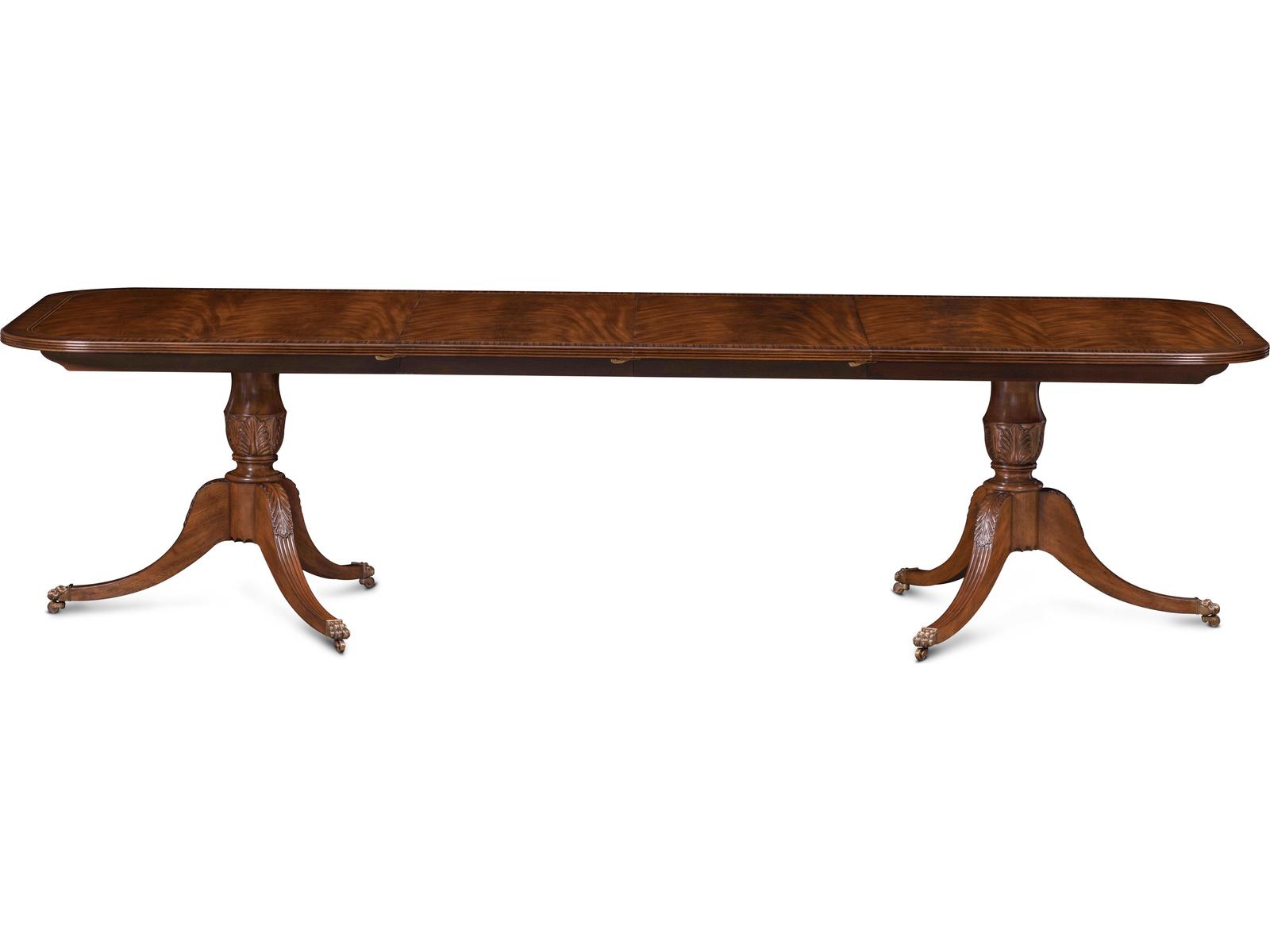 Mg Rectangular Bleached Reeded Wood Dining Table