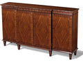 Diamond 62-Inch Rosewood Sideboard with Four Doors and Center Drawer