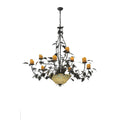Meyda Lighting Diamond And Jewel Oak Leaf 63 Inch 9 Light Chandelier Cp10038