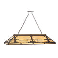 Meyda Lighting Quiet Pond 61 Inch 9 Light Linear Suspension Light Cp10197