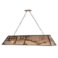 Meyda Lighting Golf 60 Inch 9 Light Linear Suspension Light Cp11350
