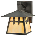 Meyda Lighting Stillwater Double Cross Mission 9 Inch Wall Sconce Cp11553