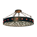 Meyda Lighting Jules 42 Inch 16 Light Semi Flush Mount Cp746121