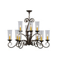 Meyda Lighting 36 Inch 10 Light Mini Chandelier Cp247919