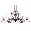 Meyda Lighting Christabel 15 Inch 6 Light Mini Chandelier Cp747326