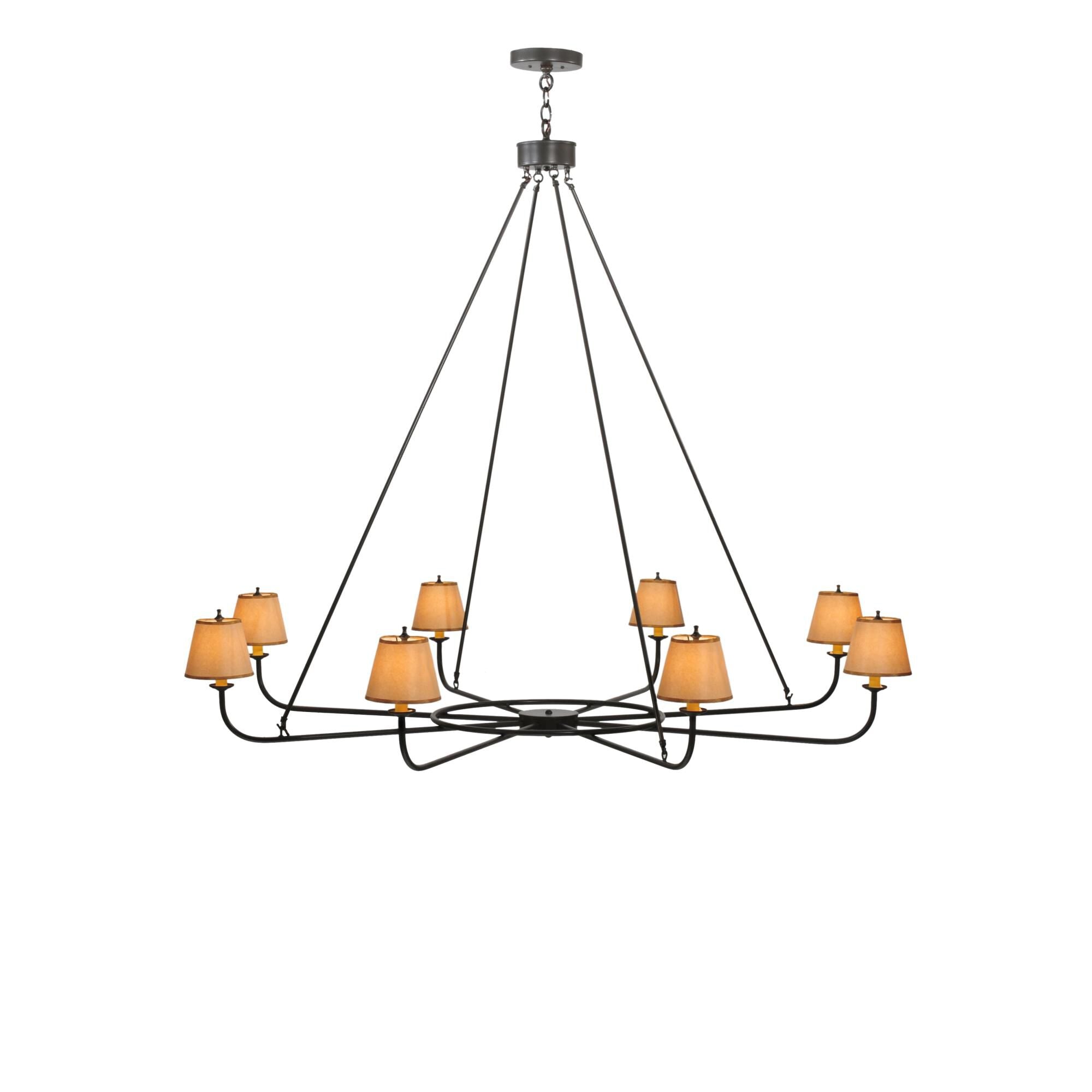 Meyda Lighting Brach Ring 62 Inch 8 Light Chandelier Cp13376