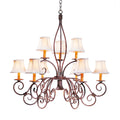 Meyda Lighting Grace 36 Inch 5 Light Chandelier Cp744251