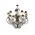 Meyda Lighting 42 Inch 10 Light Semi Flush Mount Cp248015