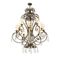 Meyda Lighting 48 Inch 10 Light Semi Flush Mount Cp248021