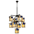 Meyda Lighting Hyde Park T Mission 32 Inch 9 Light Chandelier Cp15058