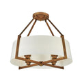 Meyda Lighting Cilindro Lucy 31 Inch 4 Light Semi Flush Mount Cp16408