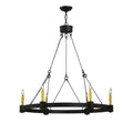 Meyda Lighting Kenosha 35 Inch 6 Light Chandelier Cp16906