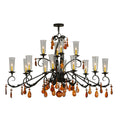 Meyda Lighting 64 Inch 14 Light Semi Flush Mount Cp248142