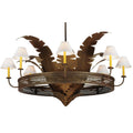 Meyda Lighting Banana Bamboo 59 Inch 6 Light Chandelier Cp18058